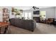 Inviting living room with comfortable seating, modern television, and stylish decor perfect for relaxation and entertainment at 4617 Fawnbrook Cir, Raleigh, NC 27612