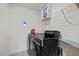 Modern laundry room with front-load washer/dryer set offers convenience and efficient cleaning at 484 Autumn Rain St, Cary, NC 27519