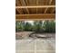 Framed view of the property's backyard showing the beginning stages of construction with trees in the background at 50 Watermelon Dr, Franklinton, NC 27525