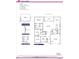 Detailed floor plan layout featuring bedrooms, bathrooms, Gathering room, kitchen, and covered patio at 50 Watermelon Dr, Franklinton, NC 27525