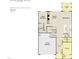 Madison first floor plan featuring an open layout, guest retreat, study, kitchen, Gathering room, and two-car garage at 708 Compeer Way # 27, Rolesville, NC 27571