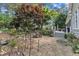 Charming backyard patio with brick pavers surrounded by lush landscaping at 733 Hadrian Dr, Garner, NC 27529