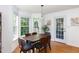 Dining area with lots of natural light and a view of the outdoors at 9404 Dawnshire Rd, Raleigh, NC 27615