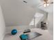 Bonus room offering space for both fitness and work, featuring a carpet flooring and a ceiling fan at 116 Hibiscus Dr, Clayton, NC 27527