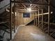 Spacious unfinished attic area with wooden framing, offering potential for customization and extra storage at 1242 Underbrush Dr, Durham, NC 27703