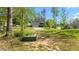 Beautiful two-story home with well-maintained lawn and landscaping, featuring a spacious front yard at 130 Hilldebrant Dr, Franklinton, NC 27525