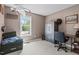 Bedroom featuring a large safe and desk area at 14 Shire Ct, Zebulon, NC 27597