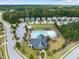 Community pool and recreation center, perfect for neighborhood gatherings and leisure activities at 1429 Wragby Ln, Apex, NC 27502