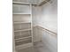 Closet is ready for organization with shelving and rods at 15 Independence Dr, Smithfield, NC 27577