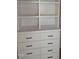 Spacious closet with built in shelving and drawers providing plenty of storage at 15 Independence Dr, Smithfield, NC 27577