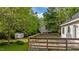 Wooden back deck offering ample space for outdoor living and entertaining at 160 Fox Run Rd, Youngsville, NC 27596