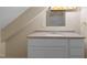 Cozy bathroom featuring a vanity with a sink, and a neutral color scheme at 160 Fox Run Rd, Youngsville, NC 27596