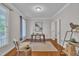 Cozy office with hardwood floors and natural light at 206 Wagon Trail Dr, Cary, NC 27513