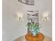Open foyer with decorative table, leading to living areas and staircase at 2117 Buckingham Rd, Raleigh, NC 27607