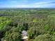 Scenic aerial view capturing a home enveloped by mature trees, emphasizing its peaceful and secluded location at 2201 Avinshire Pl, Wake Forest, NC 27587