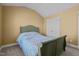 Bedroom with a large window and neutral carpet and paint at 244 N Prince Henry Way, Cameron, NC 28326