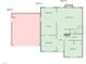 Layout of the first floor, featuring a kitchen, living room, dining area, garage, and full bath at 244 N Prince Henry Way, Cameron, NC 28326