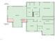 Layout of the second floor, featuring a primary bedroom, three bedrooms, and two full baths at 244 N Prince Henry Way, Cameron, NC 28326