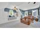 Expansive bonus room with a window seat, lots of built-ins, seating and natural light at 2637 Forestbluff Dr, Fuquay Varina, NC 27526