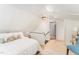 Bright bedroom with a comfortable bed, access to the bathroom, and natural lighting at 300 Rabbit Run, Pittsboro, NC 27312