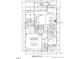 Detailed first floor plan showcasing layout of kitchen, living spaces, garage, and bedroom at 3004 Eden Harbor Ct, Raleigh, NC 27613