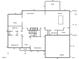 Detailed floorplan of the home's main level featuring the Gathering room, kitchen, and garage at 304 Channel Cove Dr, Holly Springs, NC 27540