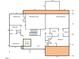 Second floor plan showcasing bedrooms, closets, laundry, recreation room and bathrooms at 304 Channel Cove Dr, Holly Springs, NC 27540