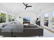 Cozy living room with a large sectional sofa, vaulted ceiling, and a view of the backyard at 310 Georgetown Rd, Raleigh, NC 27608
