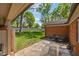 Cozy patio area perfect for outdoor dining and entertaining guests at 3126 Truitt Dr, Burlington, NC 27215