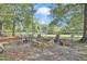 Cozy outdoor fire pit area with seating, perfect for gatherings and enjoying the peaceful surroundings at 3521 Banks Rd, Raleigh, NC 27603