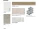 Selection of refined interior materials, including kitchen backsplash, flooring and bathroom tiles at 3703 Rosebush Dr, Zebulon, NC 27597