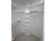 Bright walk-in closet with ample shelving at 403 Gooseneck Dr # A-1, Cary, NC 27513