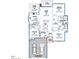 Detailed floor plan showcasing the layout of the home, including room dimensions and locations at 4331 Millcreek Cir, Pittsboro, NC 27312