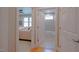 Hallway view into a bedroom and an attached bathroom complete with shower and tub at 4331 Millcreek Cir, Pittsboro, NC 27312