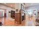 Spacious living area with a fireplace and open-concept floor plan at 4331 Millcreek Cir, Pittsboro, NC 27312