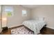 Comfortable bedroom with hardwood floors and a light-filled space at 48 Fashion Pl, Durham, NC 27705