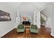 The living room sits between the entry way and dining room at 6819 Rainwater Rd, Raleigh, NC 27615