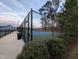 Fenced tennis court in a well-maintained community setting at 825 Flower Manor Dr, Wendell, NC 27591