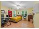 Comfortable bedroom with natural light, a desk, and a charming, personalized decor at 102 Treadwell Ct, Cary, NC 27513