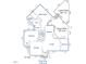 First floor architectural drawing and floor plan at 1024 W Markham Ave, Durham, NC 27701
