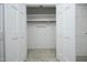 Open closet with rod and shelf, inside a bedroom at 104 Silver Fox Ct, Cary, NC 27511