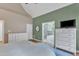 Main bedroom with vaulted ceiling and ensuite bath at 106 Kenneil Ct, Apex, NC 27502