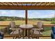 Back porch with open view of countryside at 1202 Lexington Ridge Ln, Apex, NC 27502