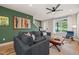 Inviting living area with hardwood floors at 1202 S Bloodworth St, Raleigh, NC 27601
