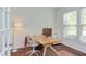 Bright office space with hardwood floors and lots of natural light at 1311 Antler Point Dr, Durham, NC 27713
