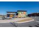 Modern retail strip mall featuring Jersey Mike's, Wing Stop, and Starbucks offers a unique mural at 1820 Grassy Falls Ln, Wendell, NC 27591