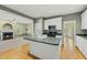 Well-designed kitchen with island and seamless access to living area at 204 Black Forest Dr, Clayton, NC 27527
