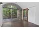 Bedroom featuring sliding glass doors leading to a private outdoor patio at 205 Wood Cir, Chapel Hill, NC 27514
