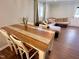 The living room features an eat-in dining table and a comfortable sectional couch at 2101 S Roxboro St, Durham, NC 27707