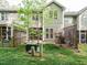 Backyard with green grass, landscaping and fencing at 23 Great View Ct, Clayton, NC 27527